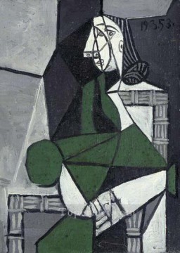 座る女性 1926 年キュビスト パブロ・ピカソ Oil Paintings